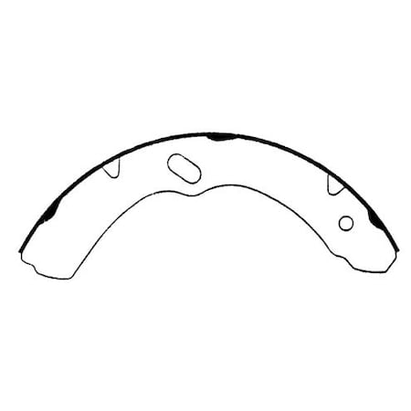 Centric Parts Riveted Brake Shoes, 112.06990 112.06990